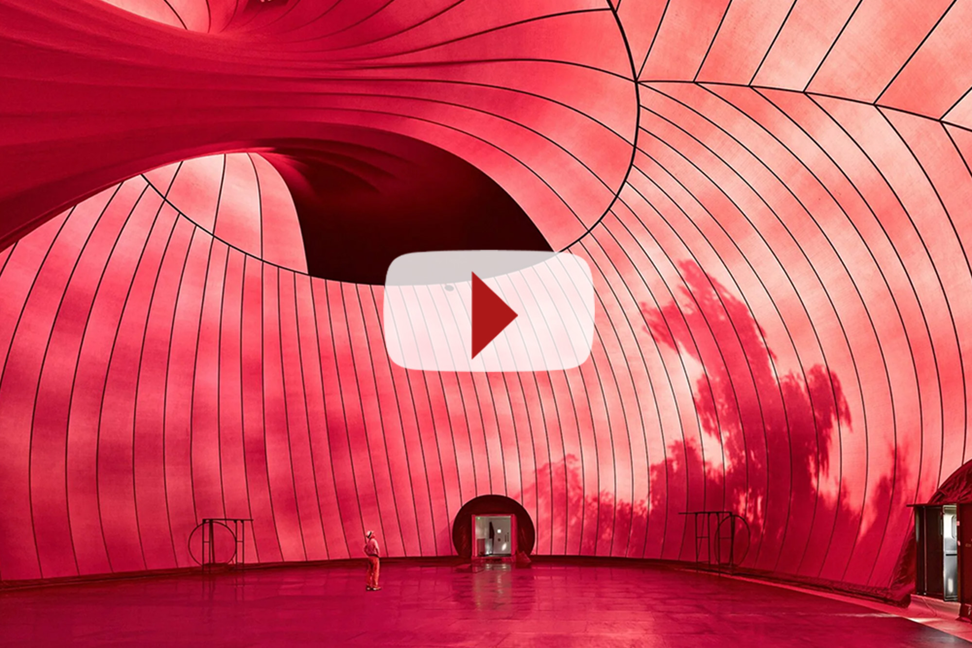 Opblaasbare concertzaal