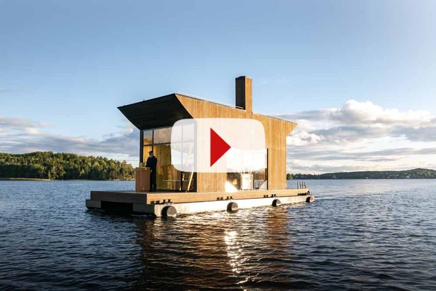 Drijvende sauna