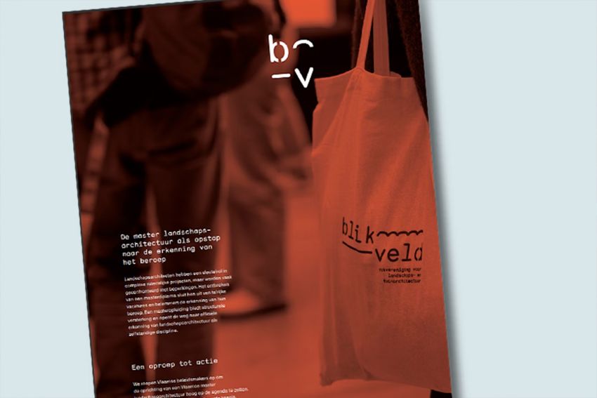 Steun de oproep voor een master landschapsarchitectuur in Vlaanderen