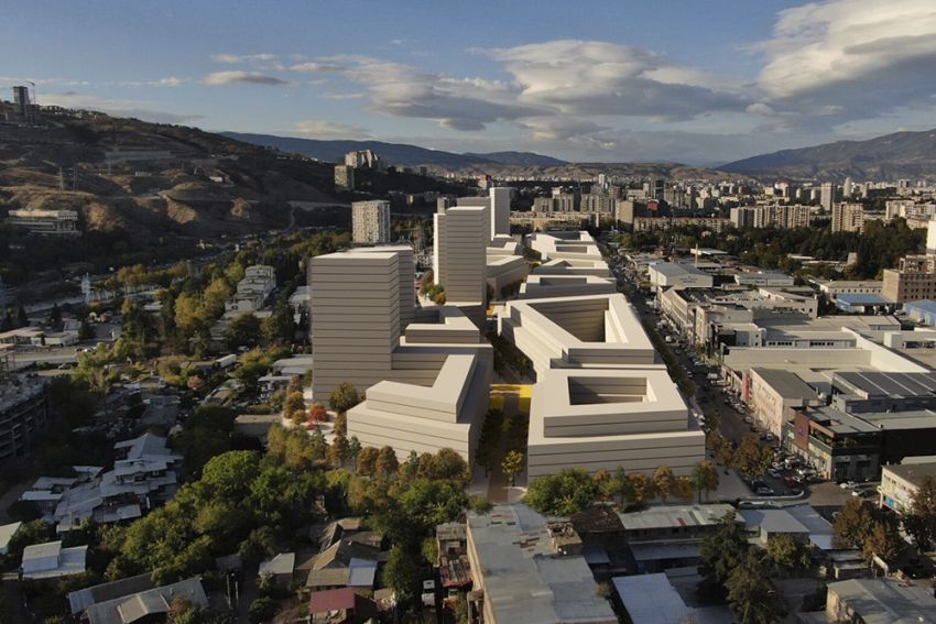 Tbilisi: LEVS ontwerpt masterplan Arcadia in Georgische hoofdstad