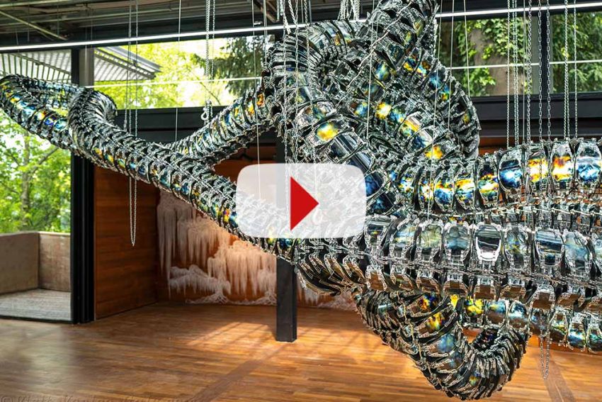 Kinetische sculpturen van Yunchul Kim