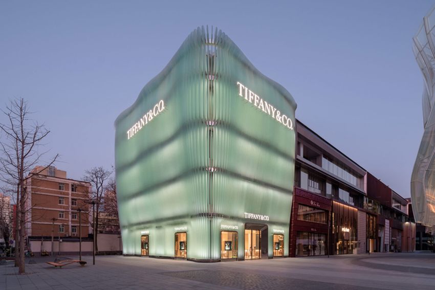 MVRDV ontwerpt glazen gevel voor Tiffany & Co