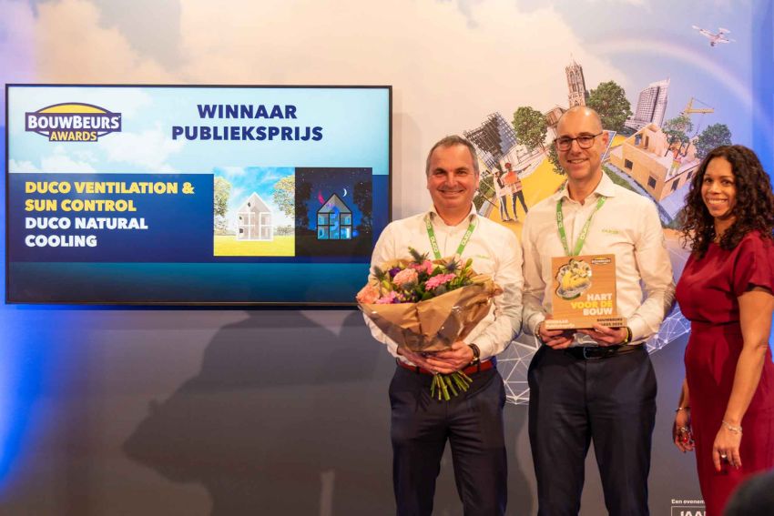 DUCO wint publieksprijs BouwBeurs Awards 2025 
