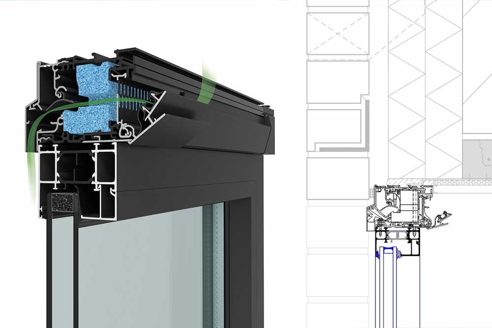 Nieuwe productcombinatie van Kawneer en Renson stap verder