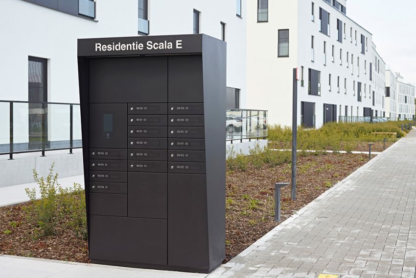 Wall: moduleerbaar pakketbrievenbussensysteem in strakke look & feel