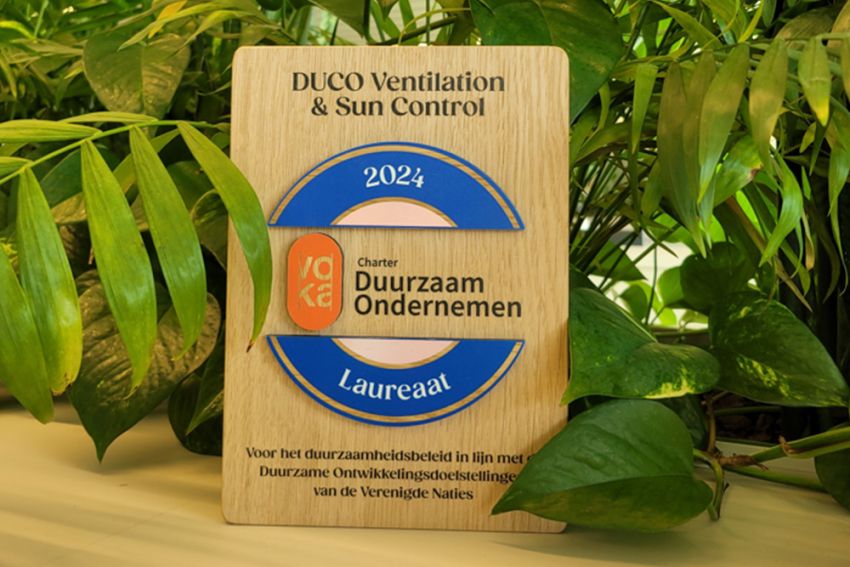 DUCO ontvangt prestigieus VCDO-certificaat voor duurzame bedrijfsvoering in 2023