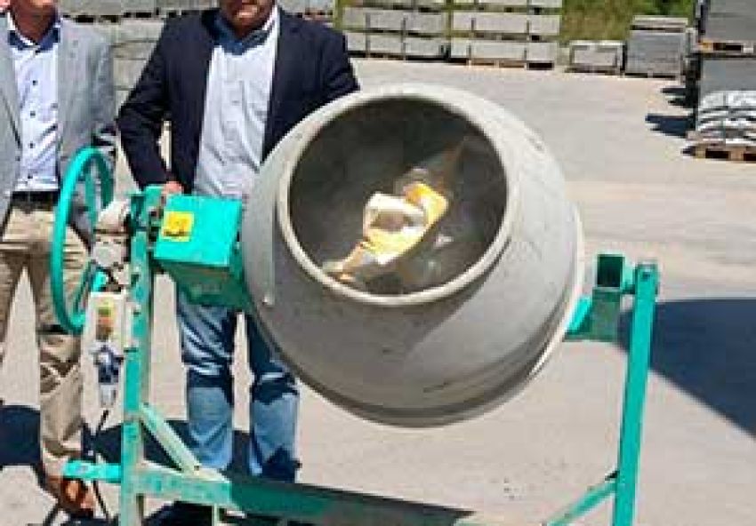 Magic: de cementzak die op magische wijze verdwijnt in de betonmolen