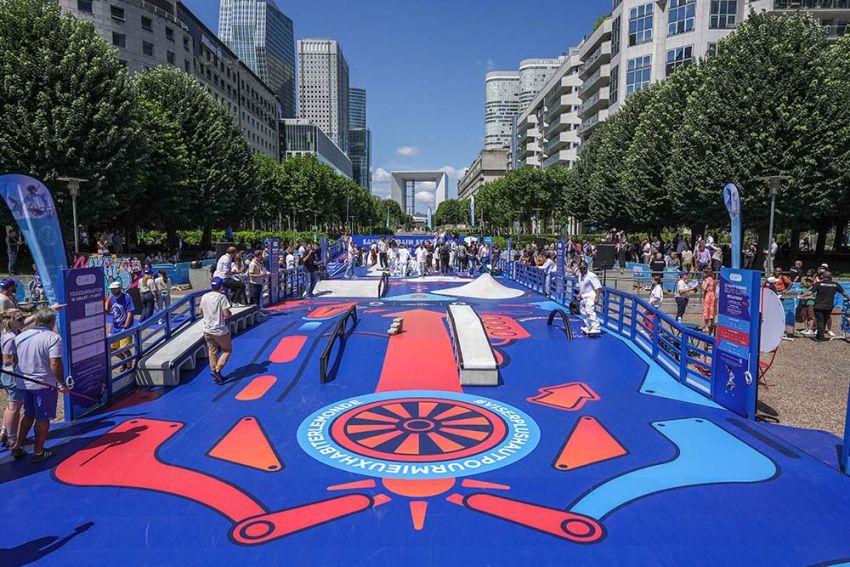 aint-Gobain Weber produceert 3d-geprinte betonnen skate-elementen voor internationaal sportevenement in Parijs